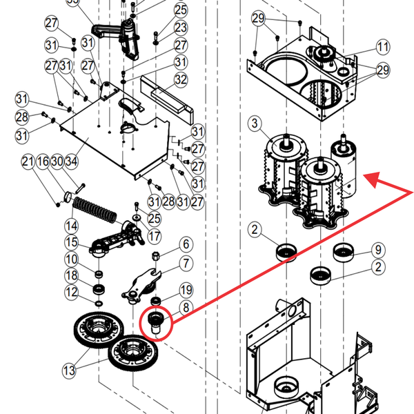 isa ENGRENAGEM 1 MOVEL - ZF - na Anchieta Peças